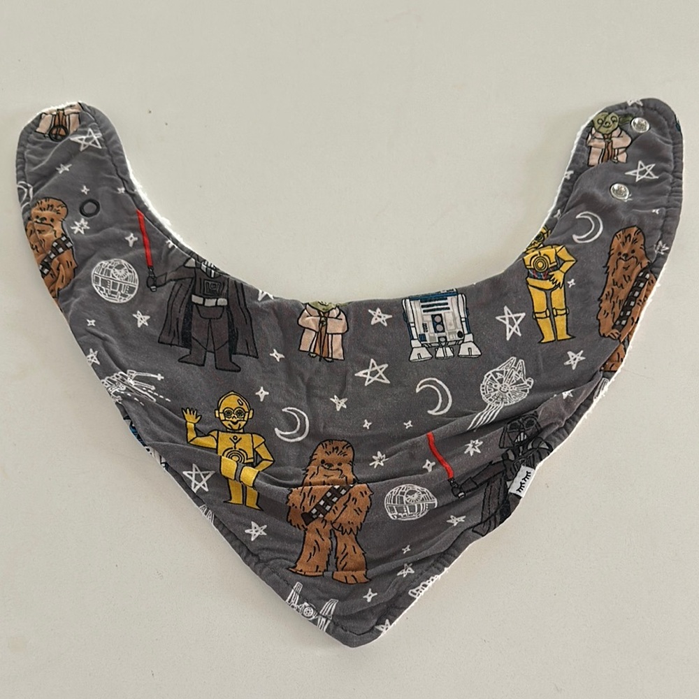 Star Wars Little Sleepies May the force be with you Bandana Bib